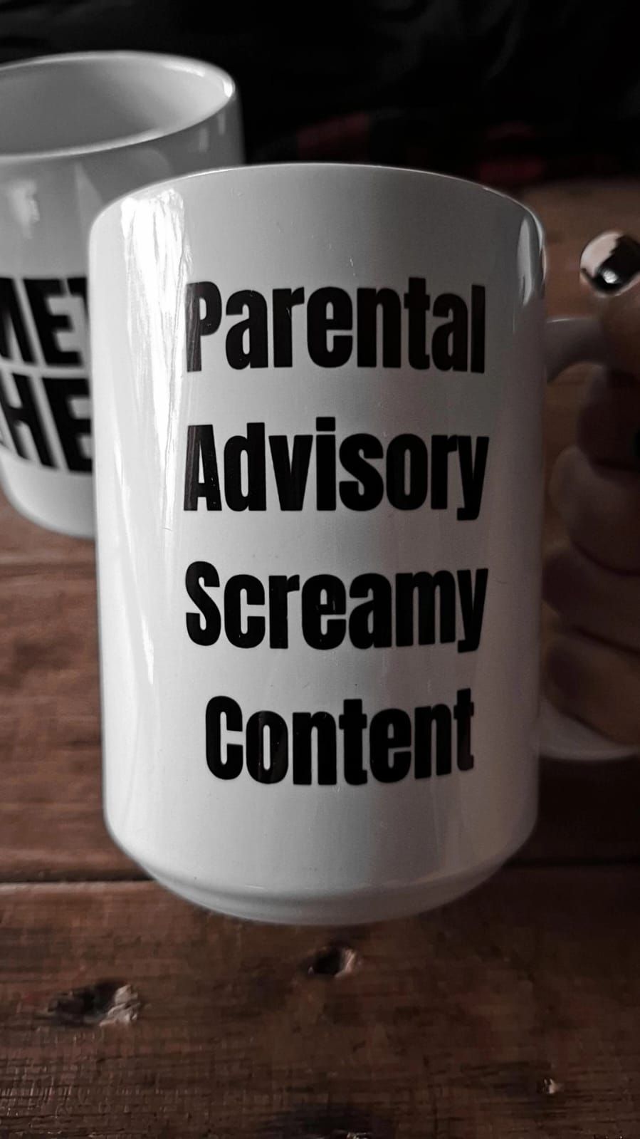 Large mug - Parental advisory 
