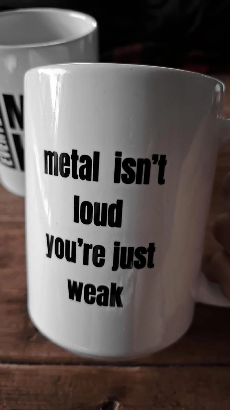 Large mug - Metal isn't loud 
