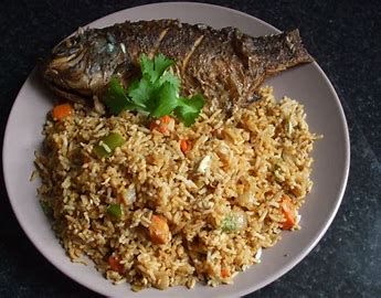 Grilled Tilapia with Fried Rice
