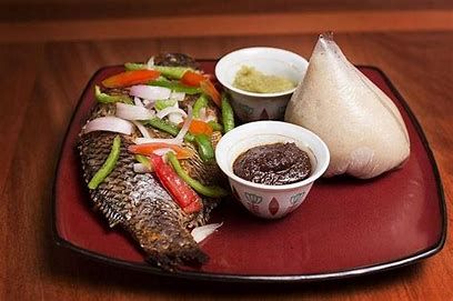 Grilled Tilapia with Banku