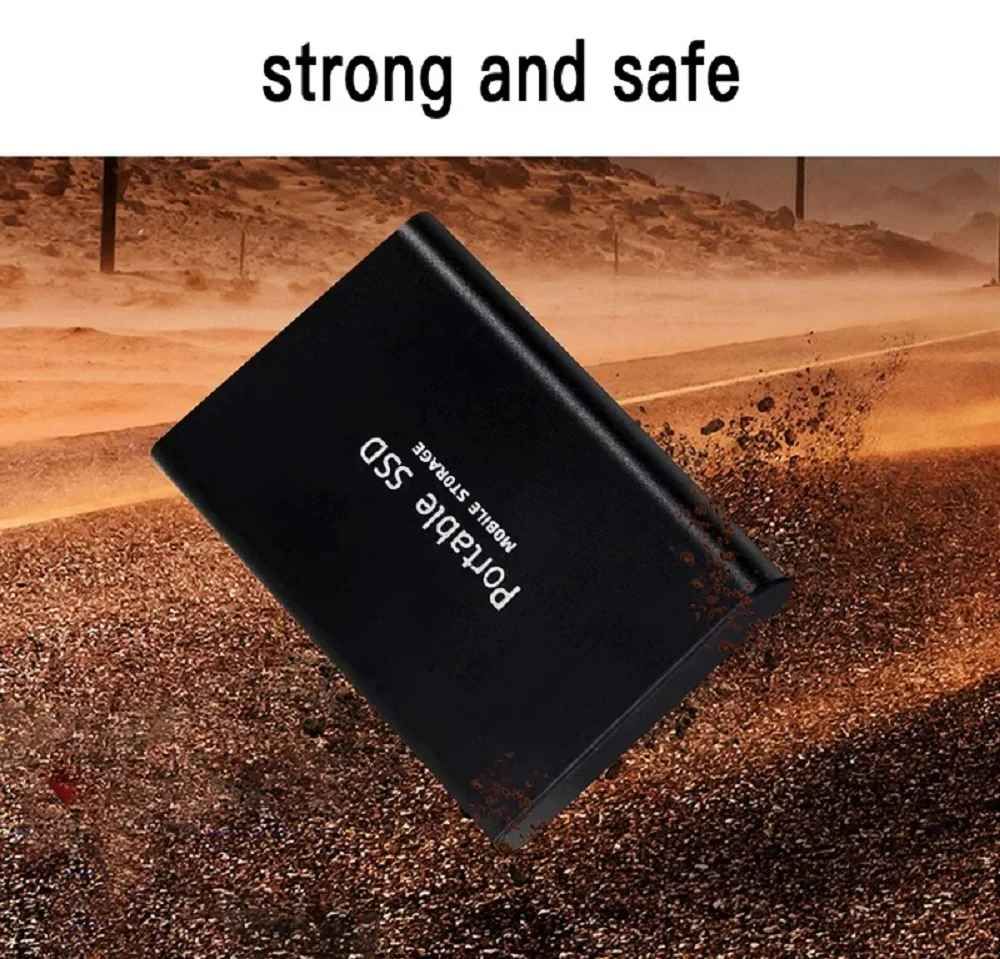 Portable SSD 1TB Original Hard Disk USB3.1 High Speed Hard Drive   External ssd for Phone/Loptop/Mac/PC