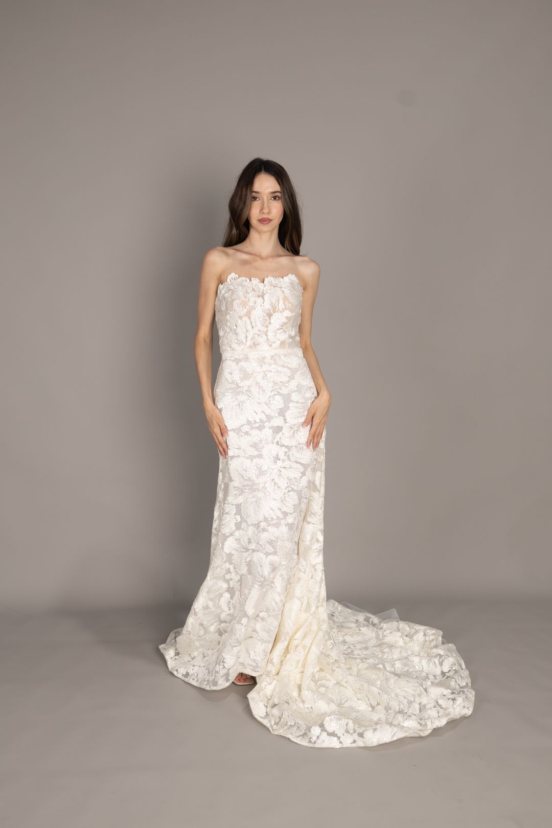 Reesa Mermaid Floral Wedding Dress