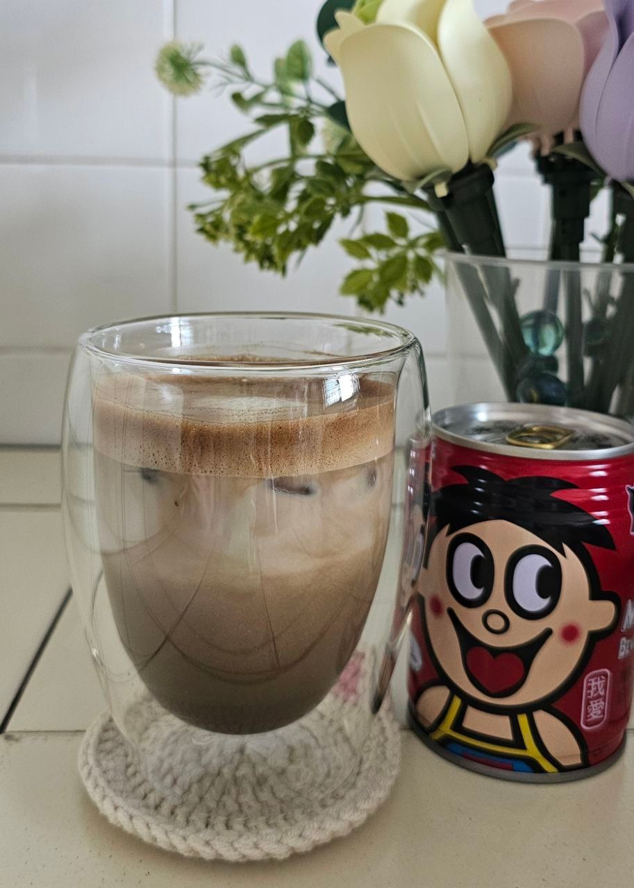 Wang Zai Milk Hojicha Latte
