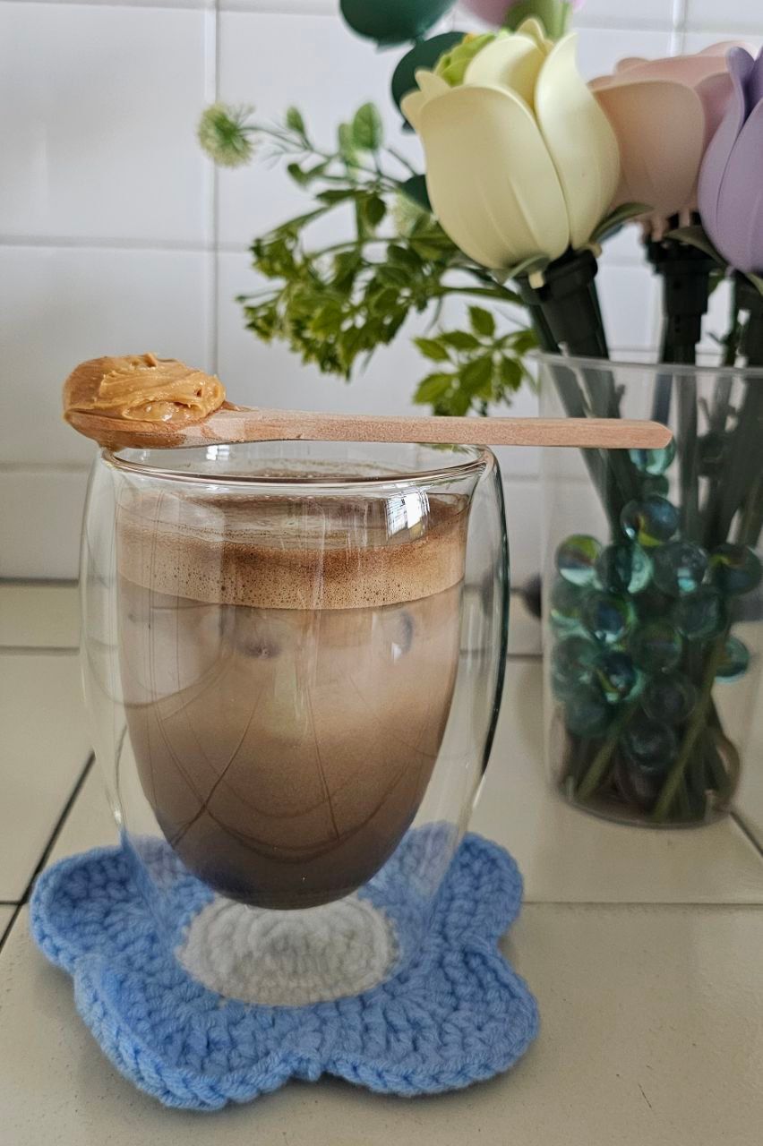 Peanut Butter Hojicha Latte