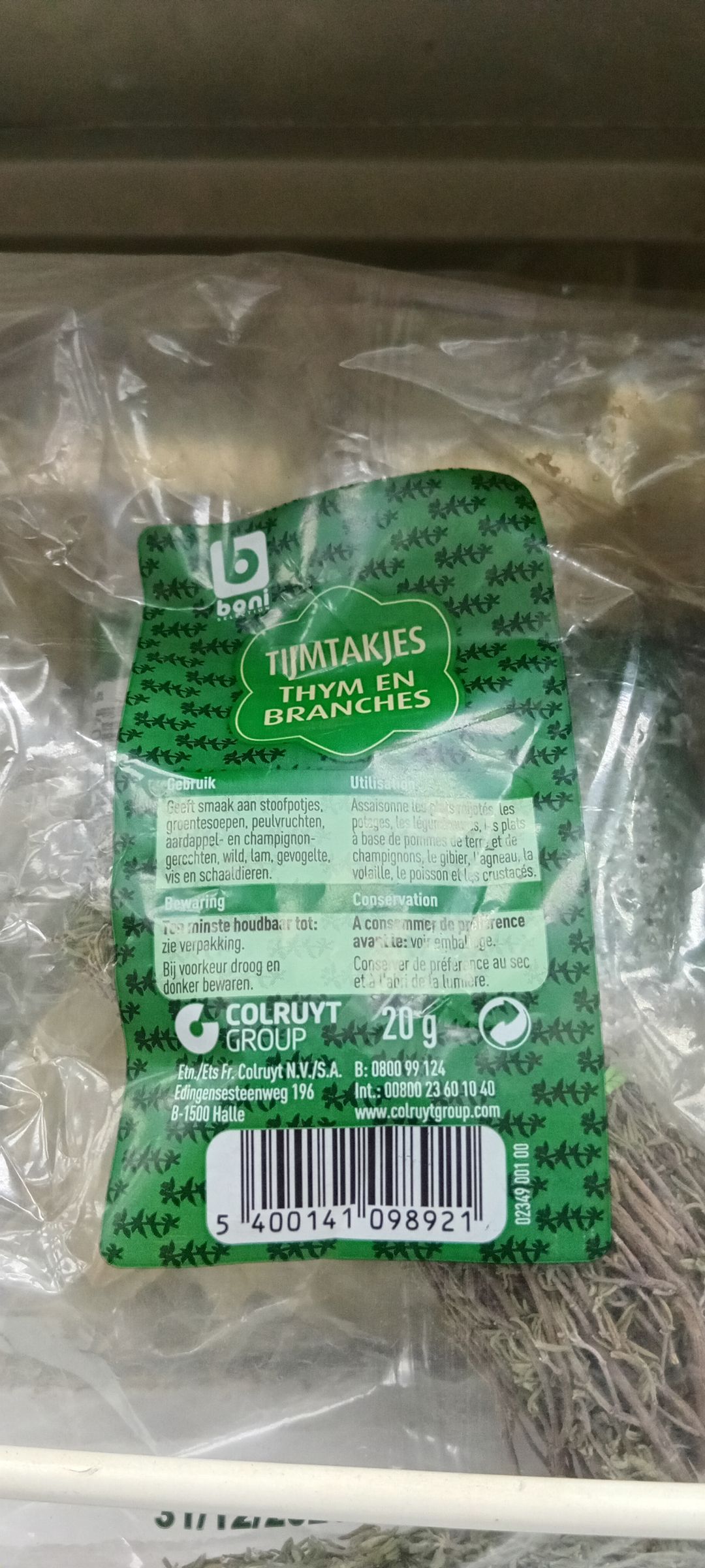 Boni Selection Branches De Thym  20gr