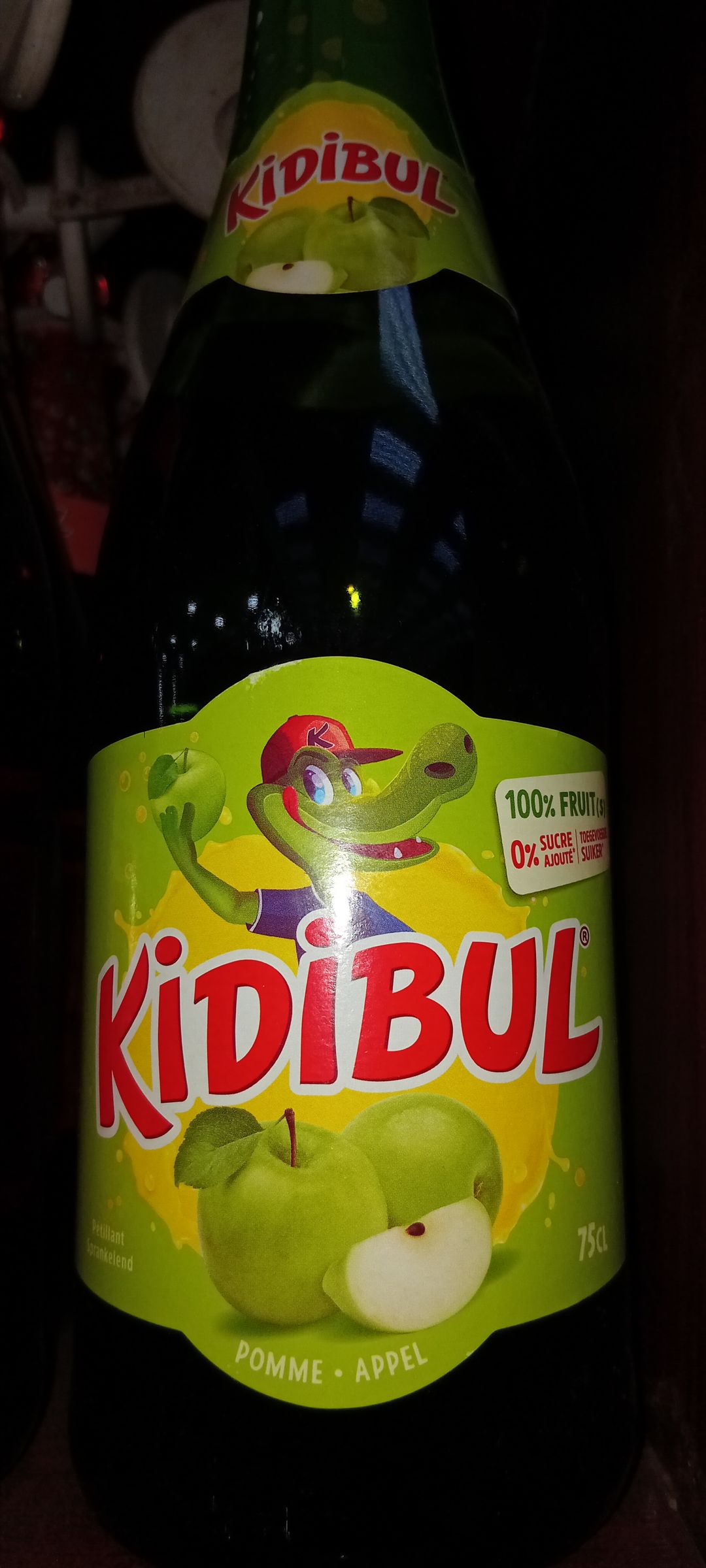 Kidibul Jus Pomme Petillant 0% Alc 75cl