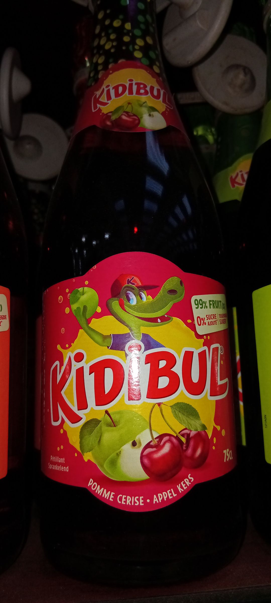 Kidibul Jus Pommes Cerises 0% Alc 75cl