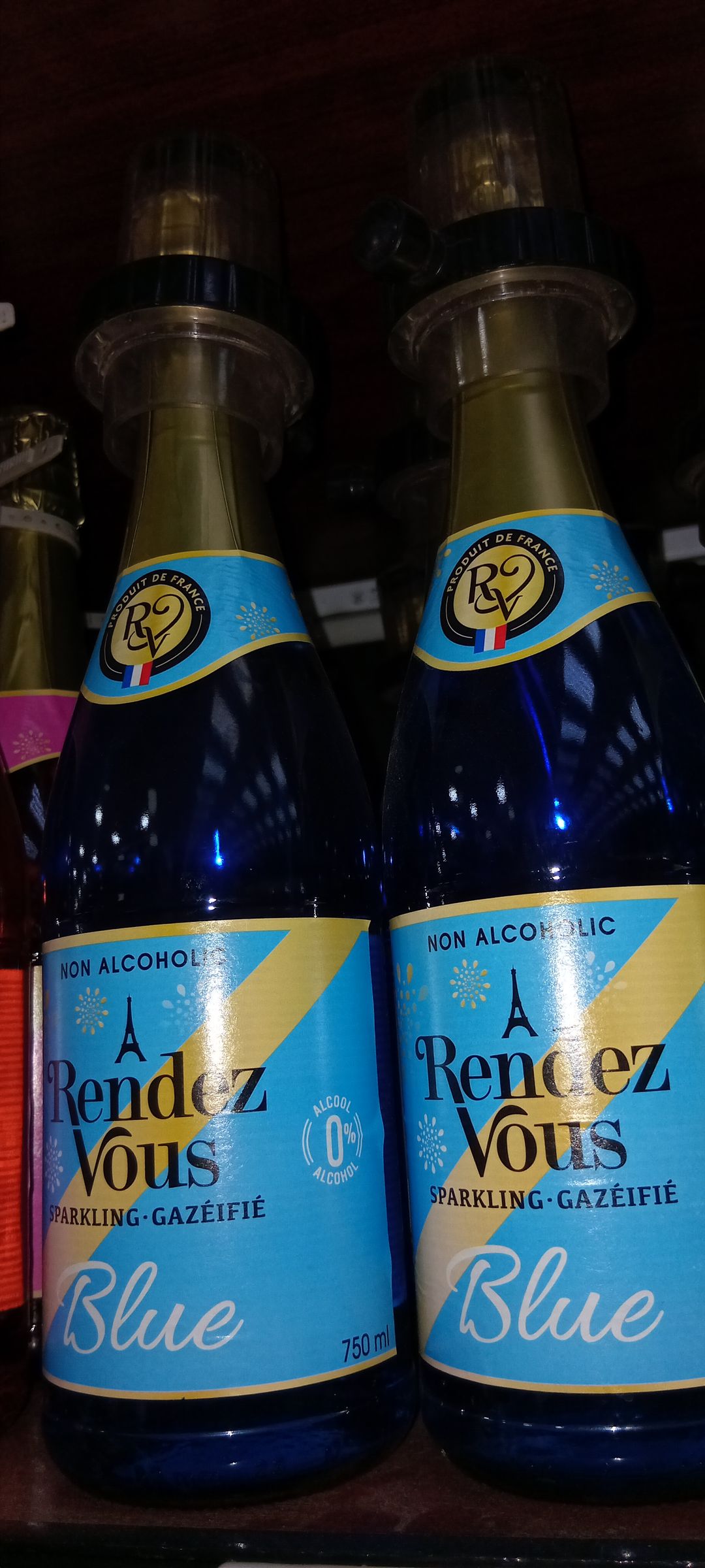 Rendez Vous Non Alcoholic Drink Blue 750ml