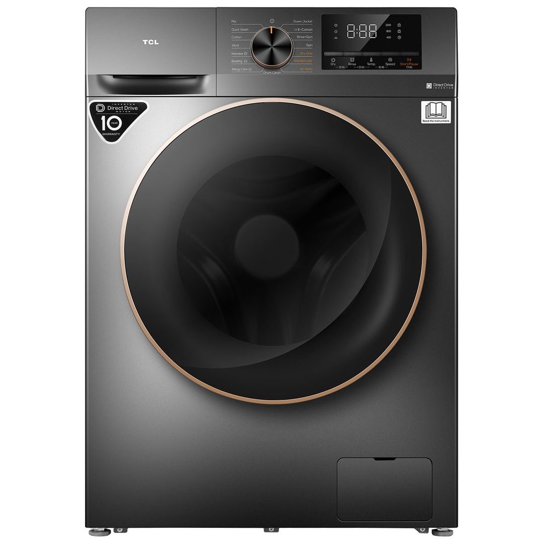 TCL WASHER & DRYER INVERTER 10KG 