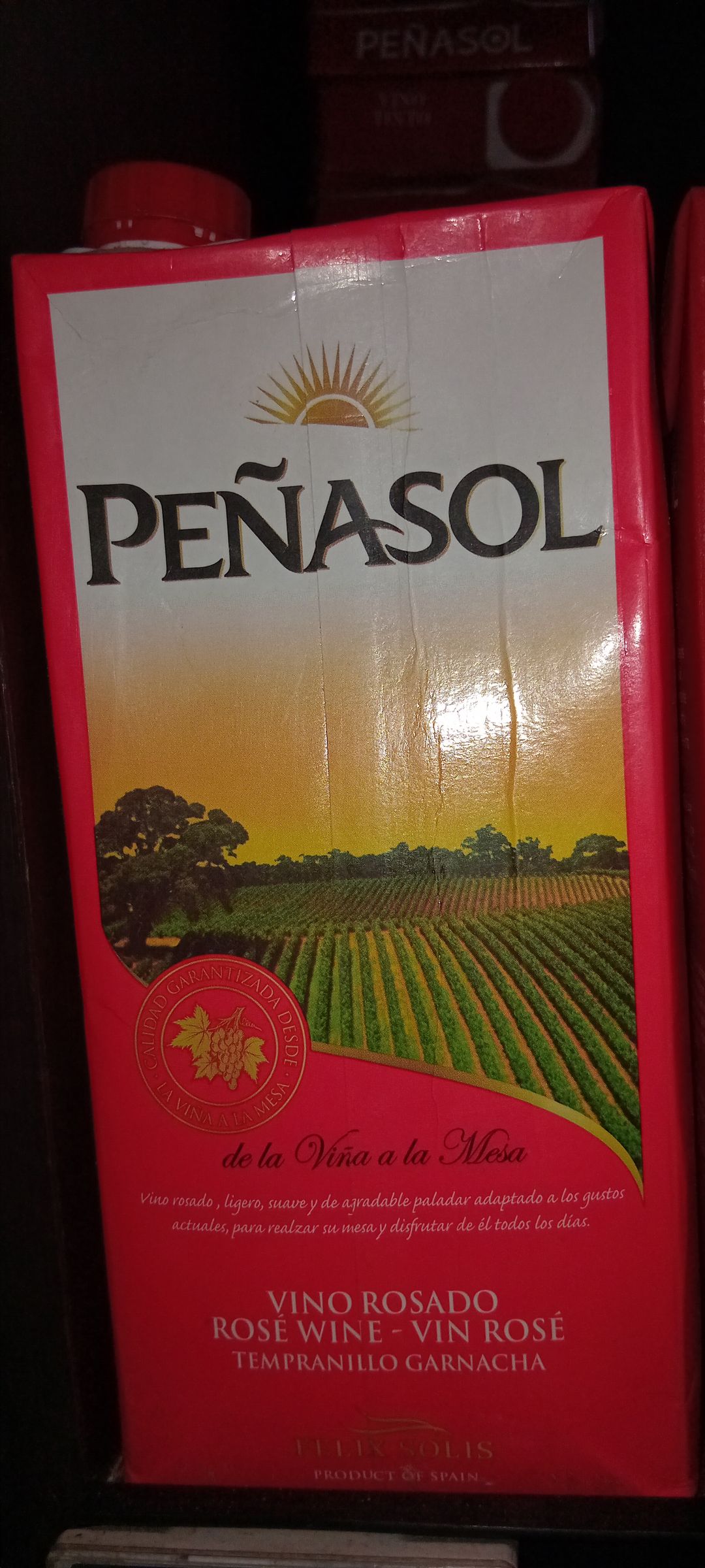 Penasol Vino Tinto Crt Tempr. Rose 1lt