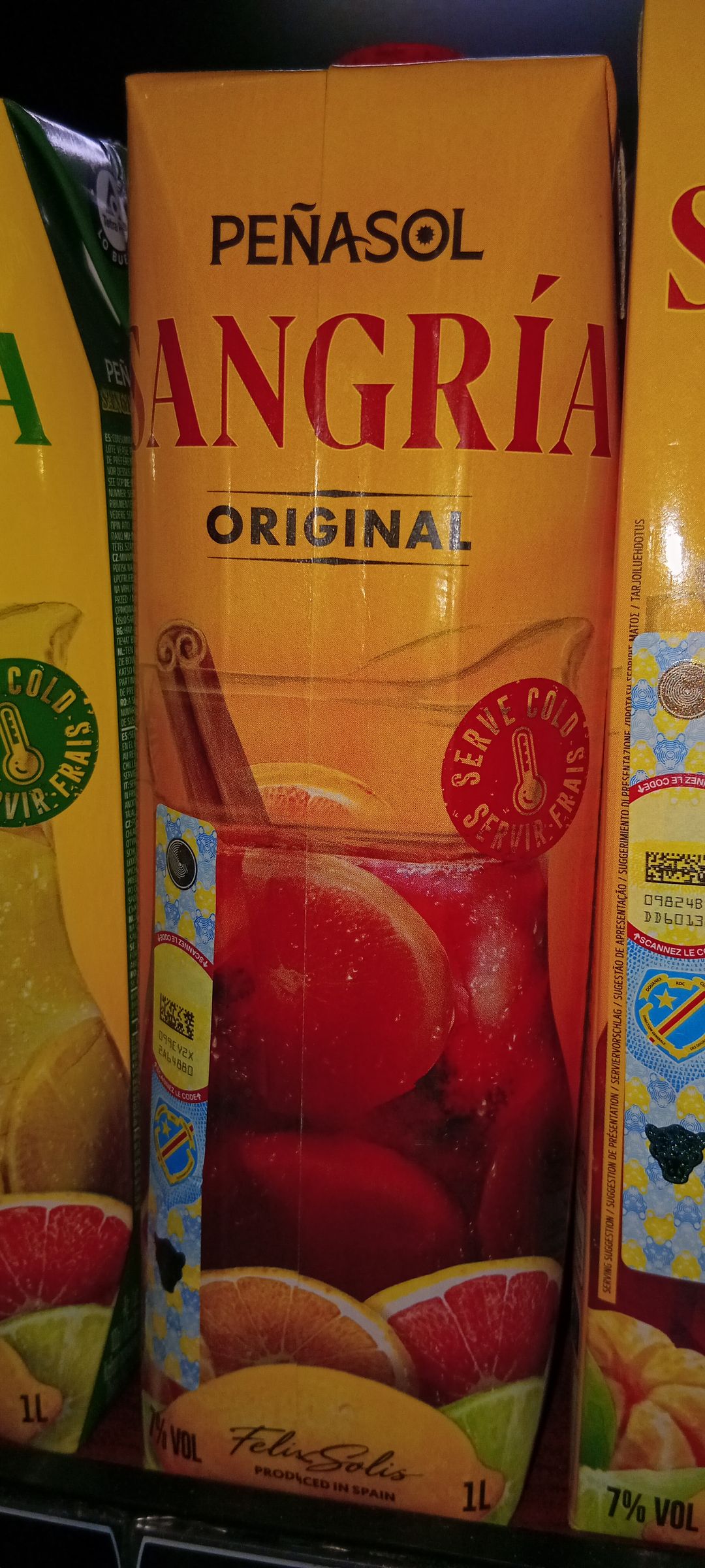 Sangria Penasol Prisma Original 1lt