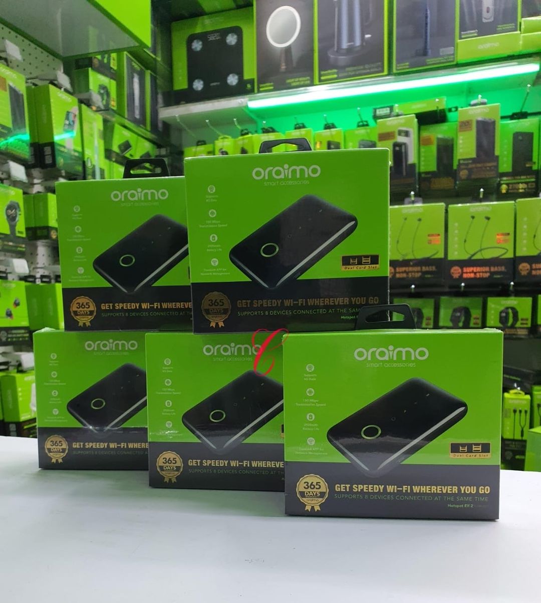 Oraimo Hotspot MiFi OM-102 universal MiFi that supports all networks