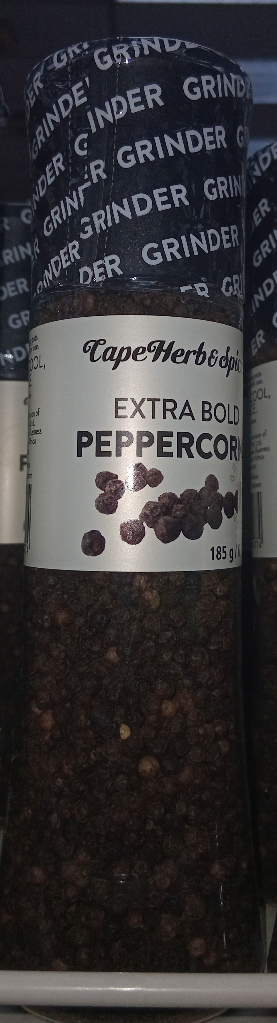 Cape Herb&Spice Extra Bold Peppercorns 185gr