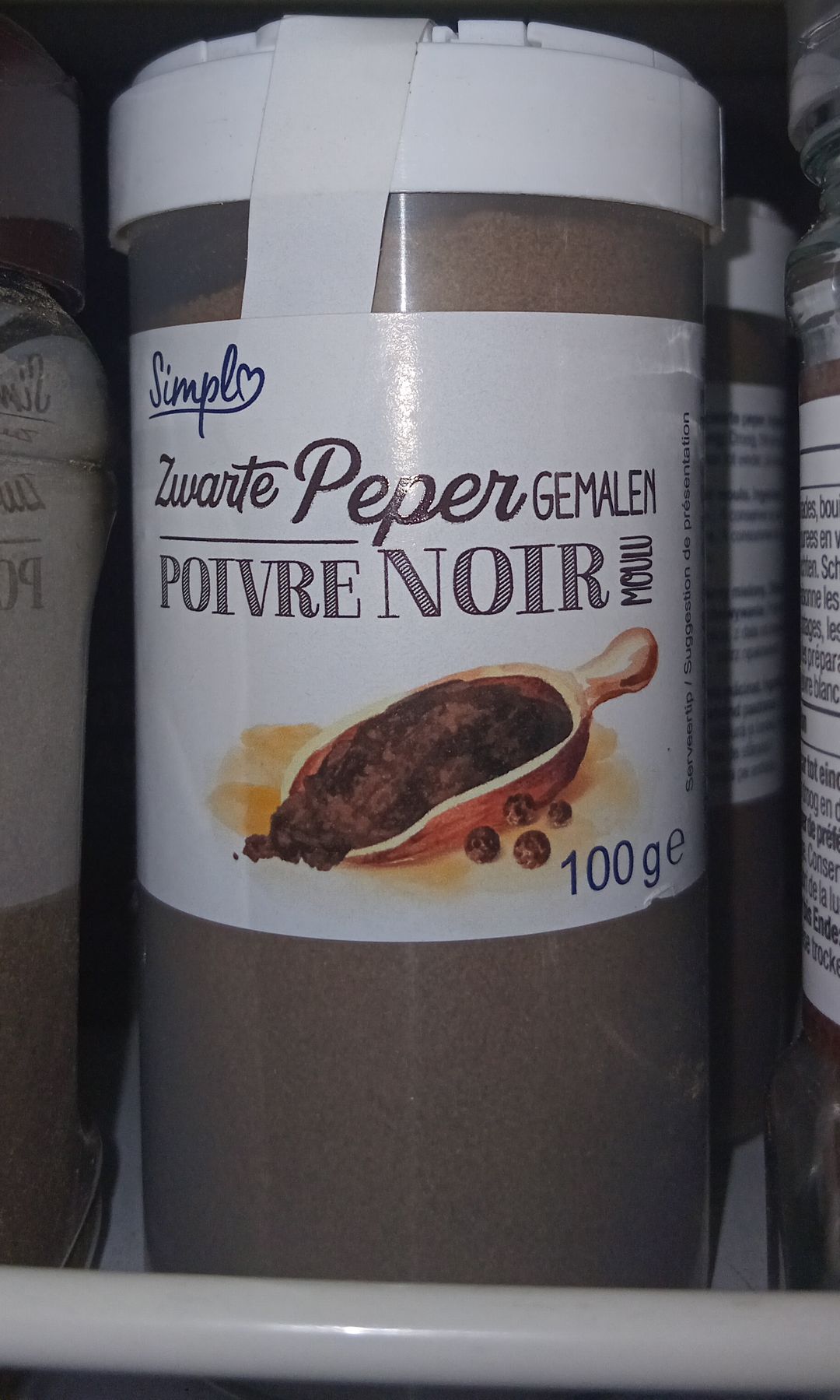 Simple Poiv. Noir Moulu 100gr