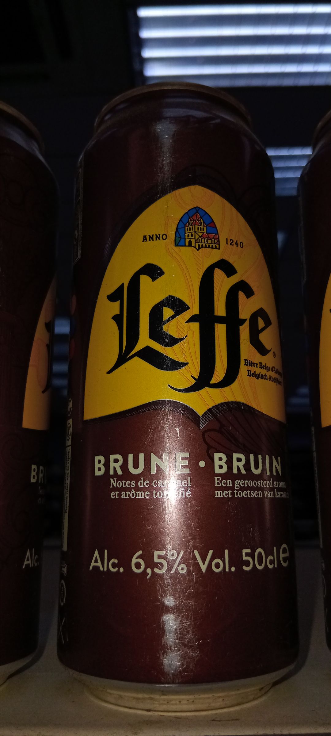 Leffe Bière Brune Abbaye Belge (can) 50cl