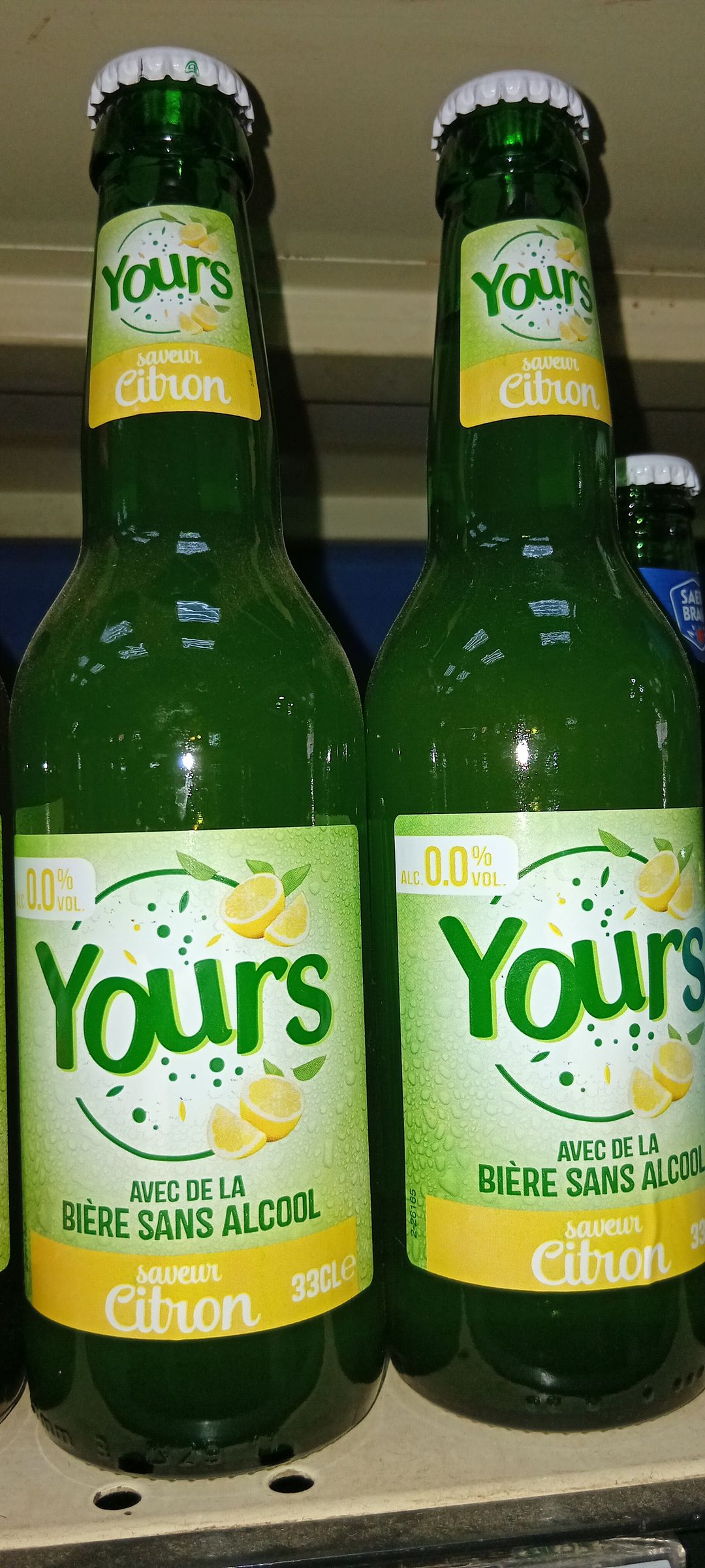 Yours Biere Ver. Citron 0% 330ml