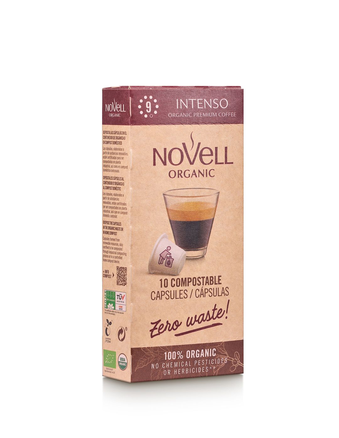 Café - Cápsulas Compat. Compost. - Intenso - 10u