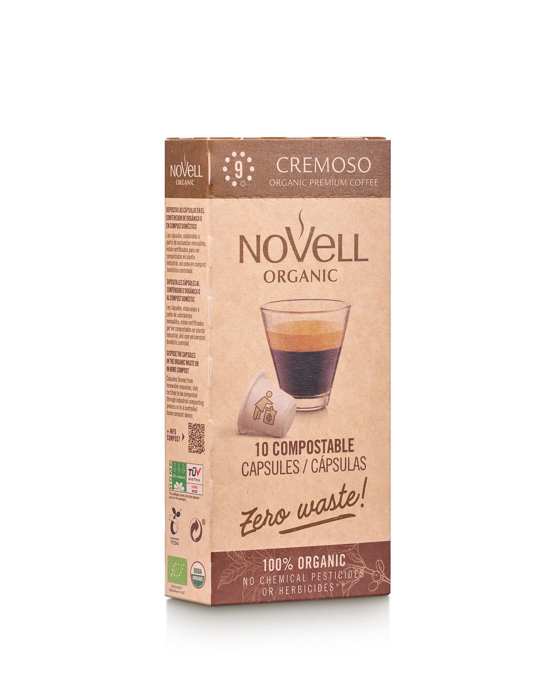 Café - Cápsulas Compat. Compost. - Cremoso - 10u