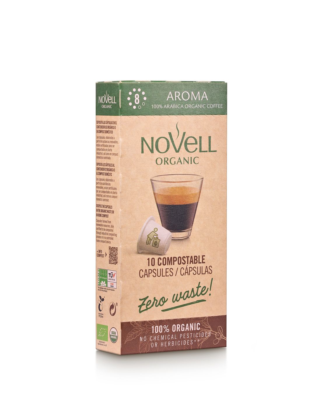 Café - Cápsulas Compat. Compost. - Aroma- 10u