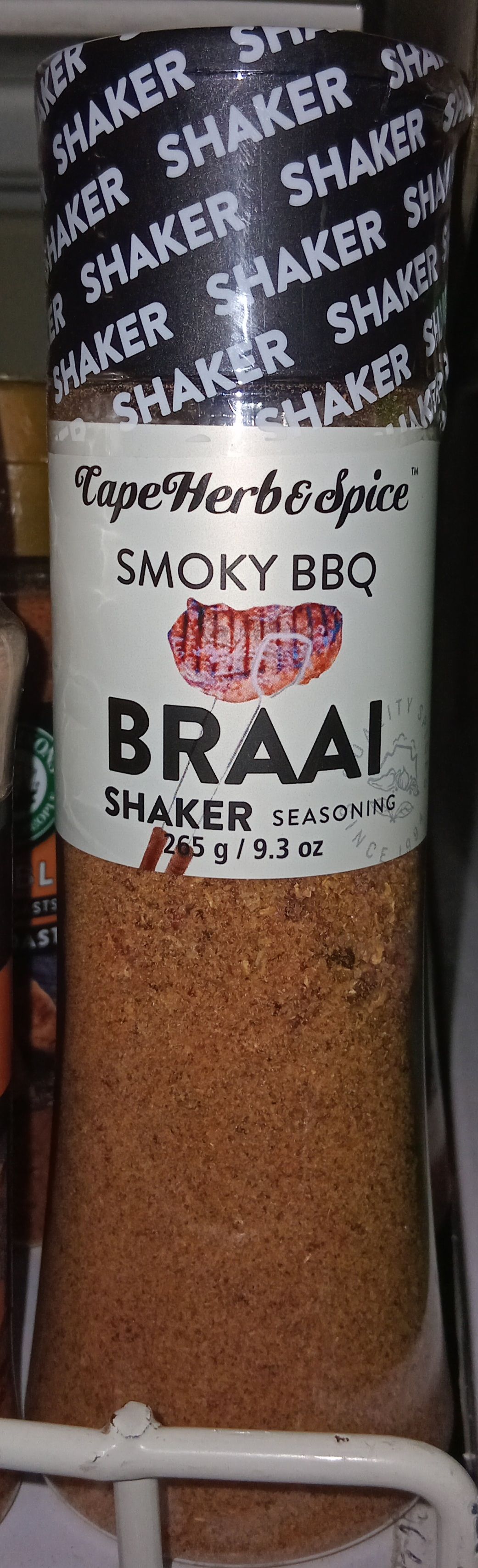 Cape Herb&Spice Smoky Bbq Braai Shaker 265g