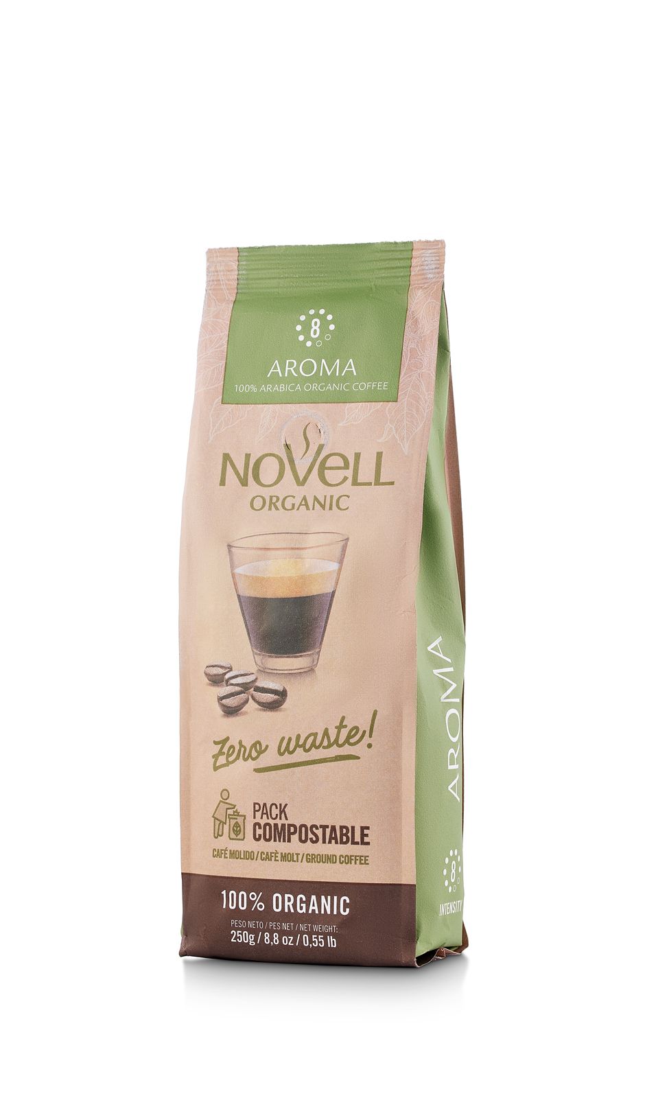 Café - Grano Orgánico - Aroma - 4x250g