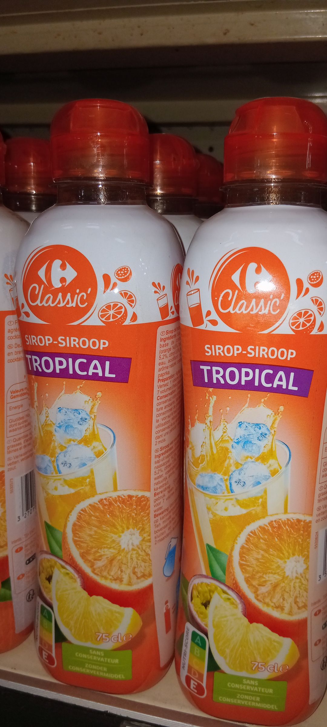 Crf Clas. Sirop Bid Tropical 750ml