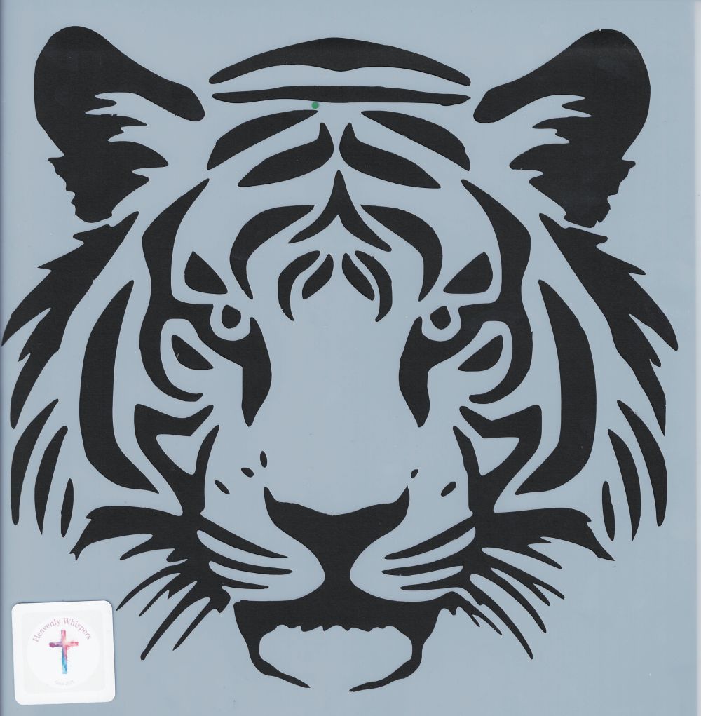Tiger - 30x30cm - Stencil