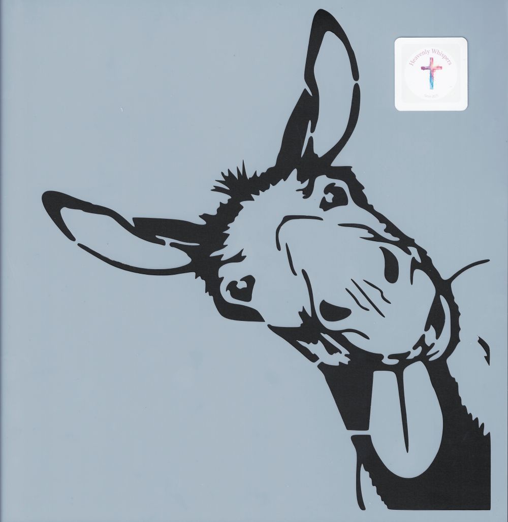Donkey - 30x30cm - Stencil 