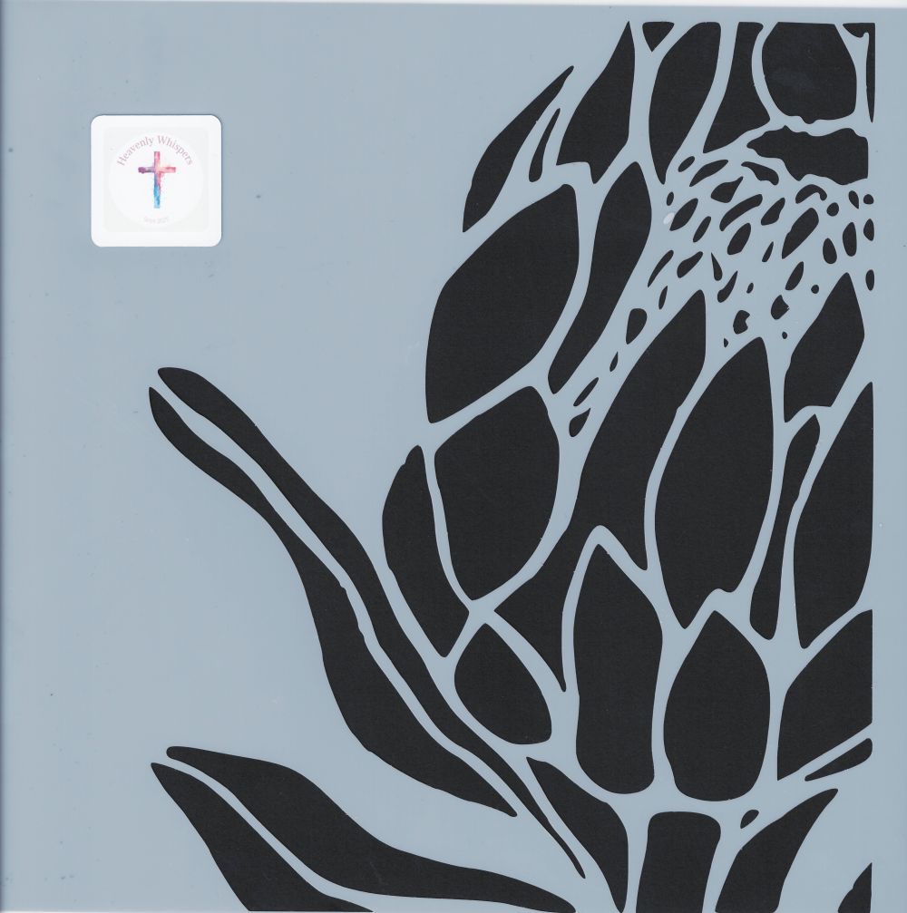 Queen Protea - 30cmx30cm - Stencil