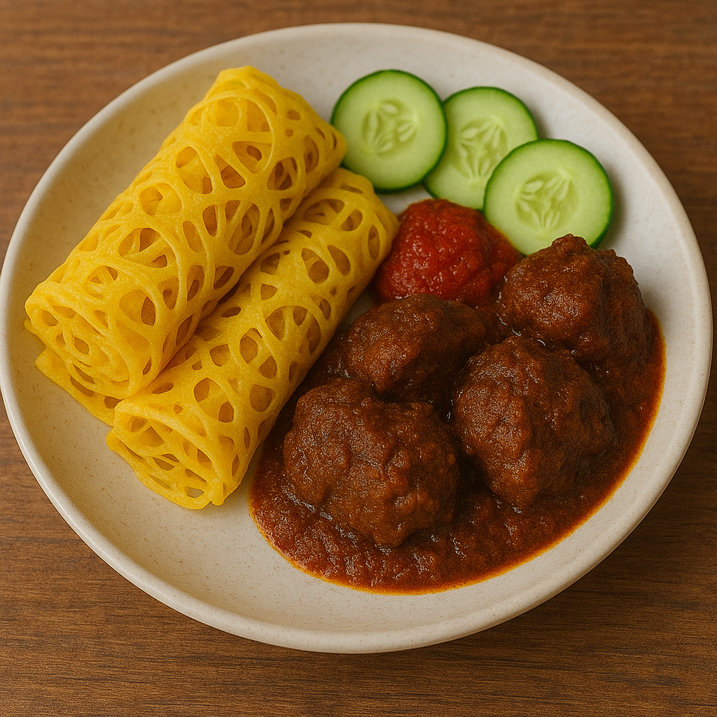 Roti Kirai & Rendang