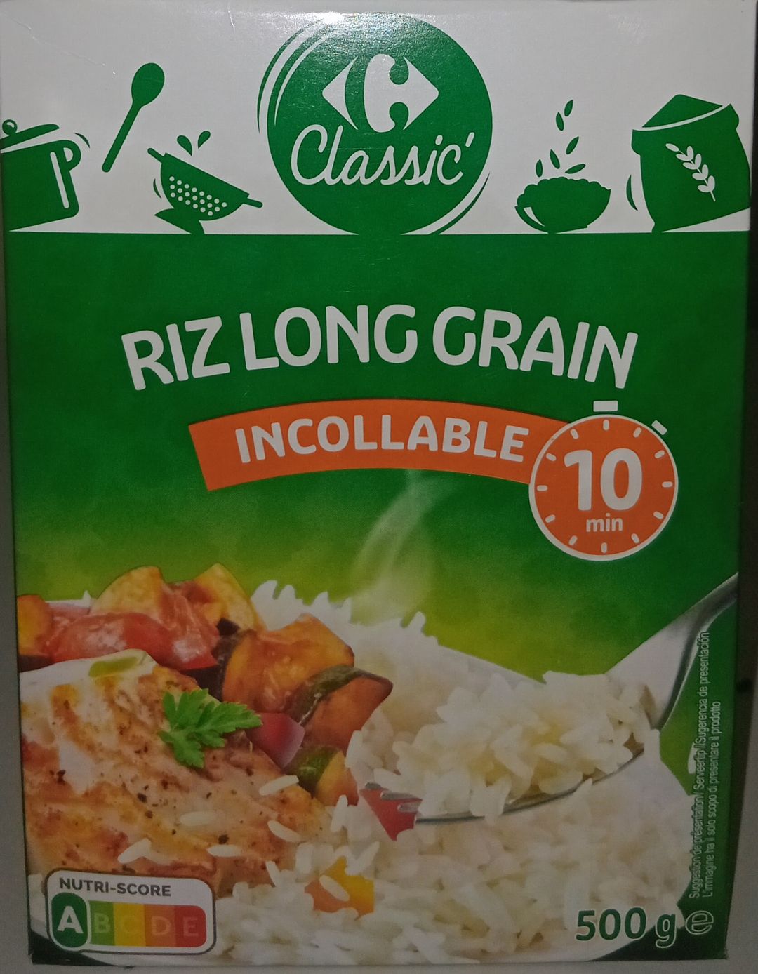 Crf Clas. Riz Long Gain 500gr