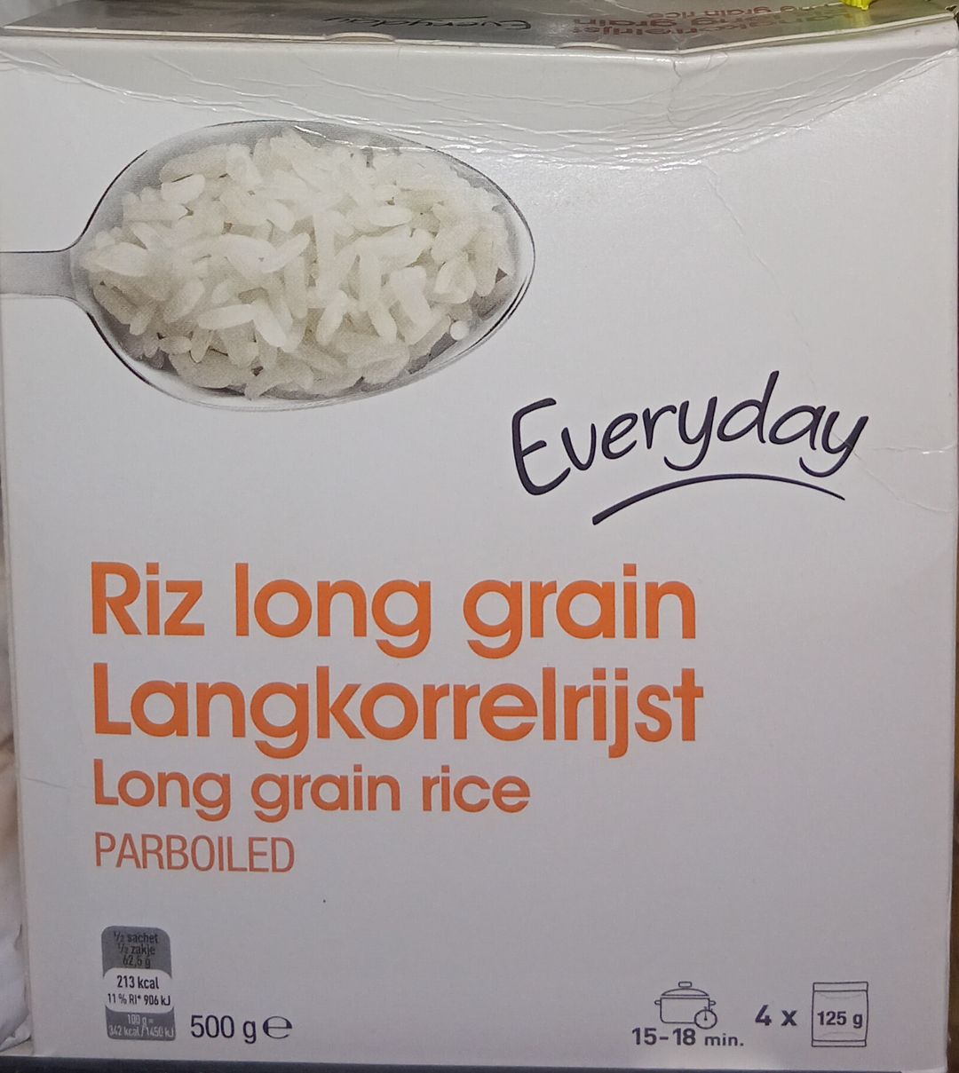 Everyday Riz Long Grain (4x125gr)  500gr