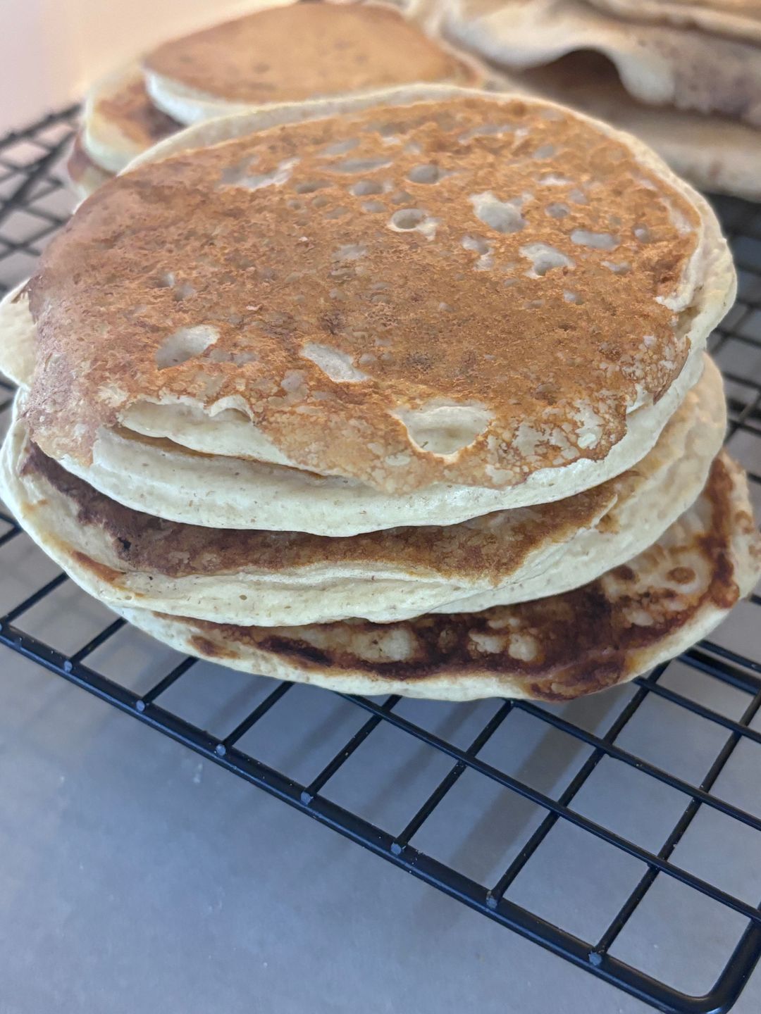 Sourdough protein pancakes 