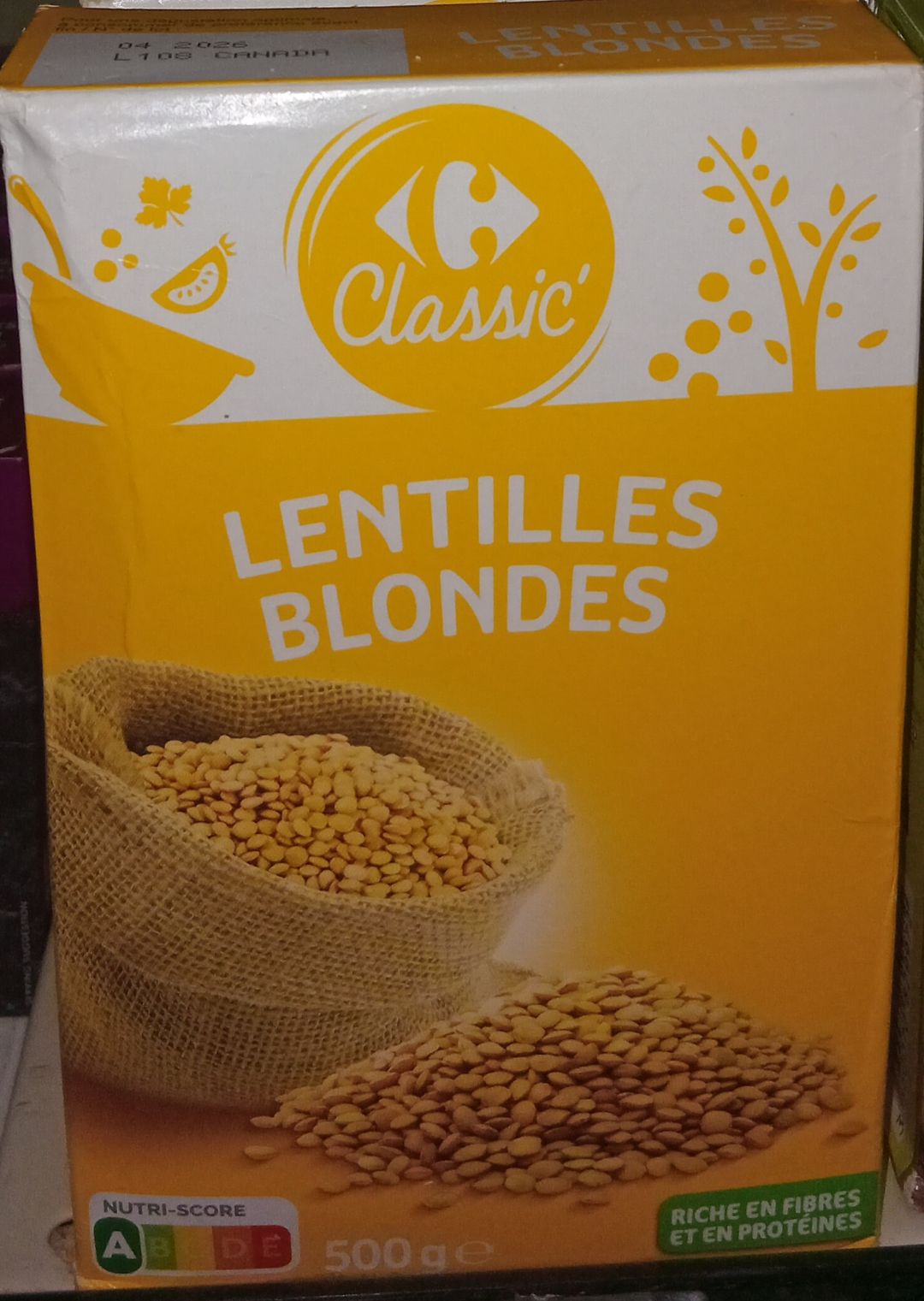 Crf Clas. Lent. Blond. 500gr