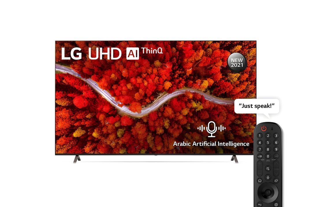 LG UHD 4K TV 82 Inch UP80 Series Cinema Screen Design 4K Cinema HDR webOS Smart with ThinQ AI