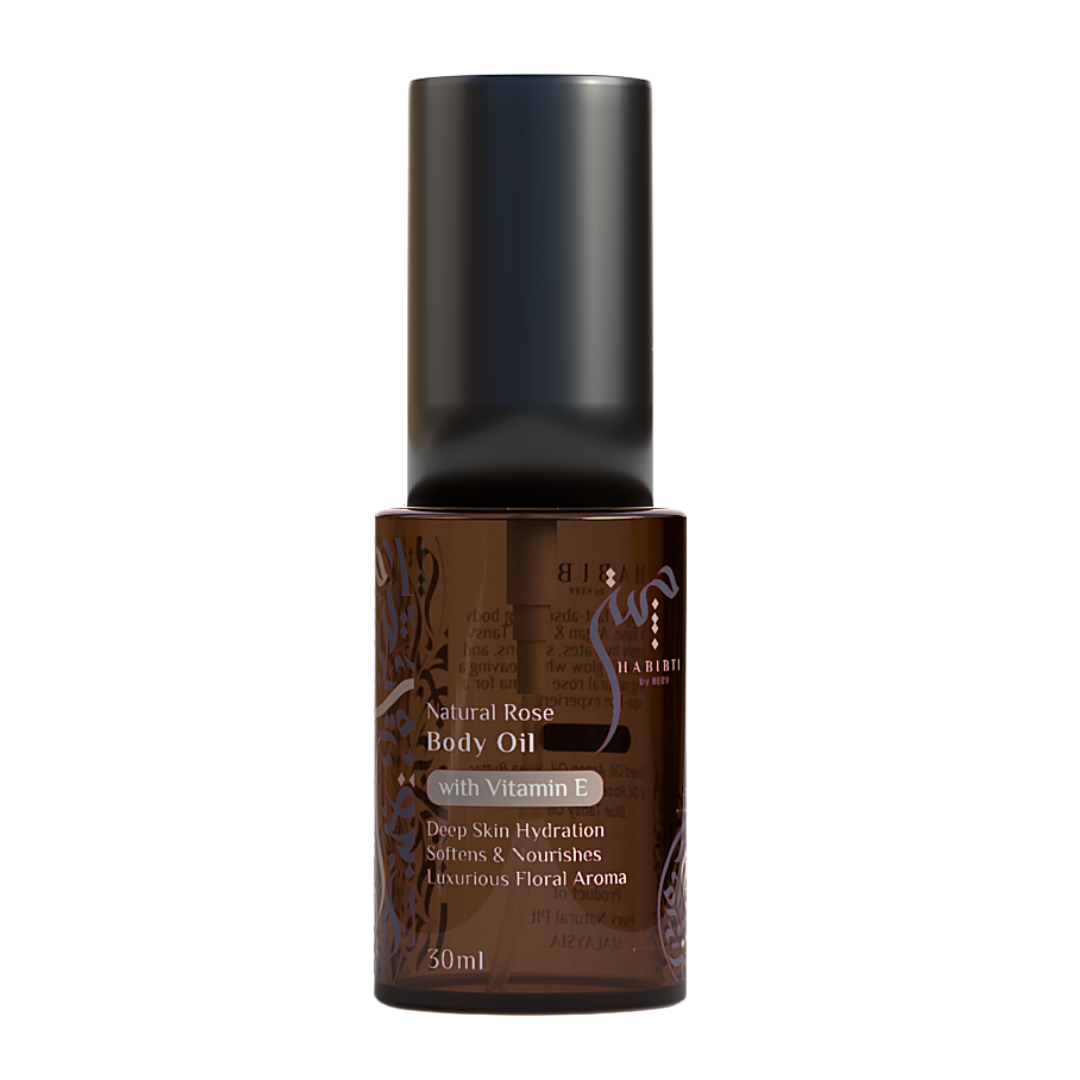 HABIBTI Natural Rose Body Oil 30ml