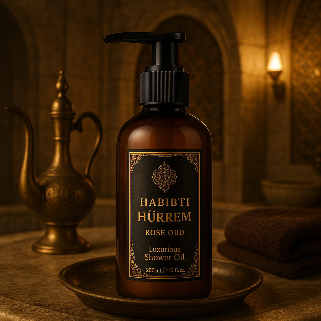 HABIBTI Hürrem Rose Oud Luxurious Shower Oil 200ml