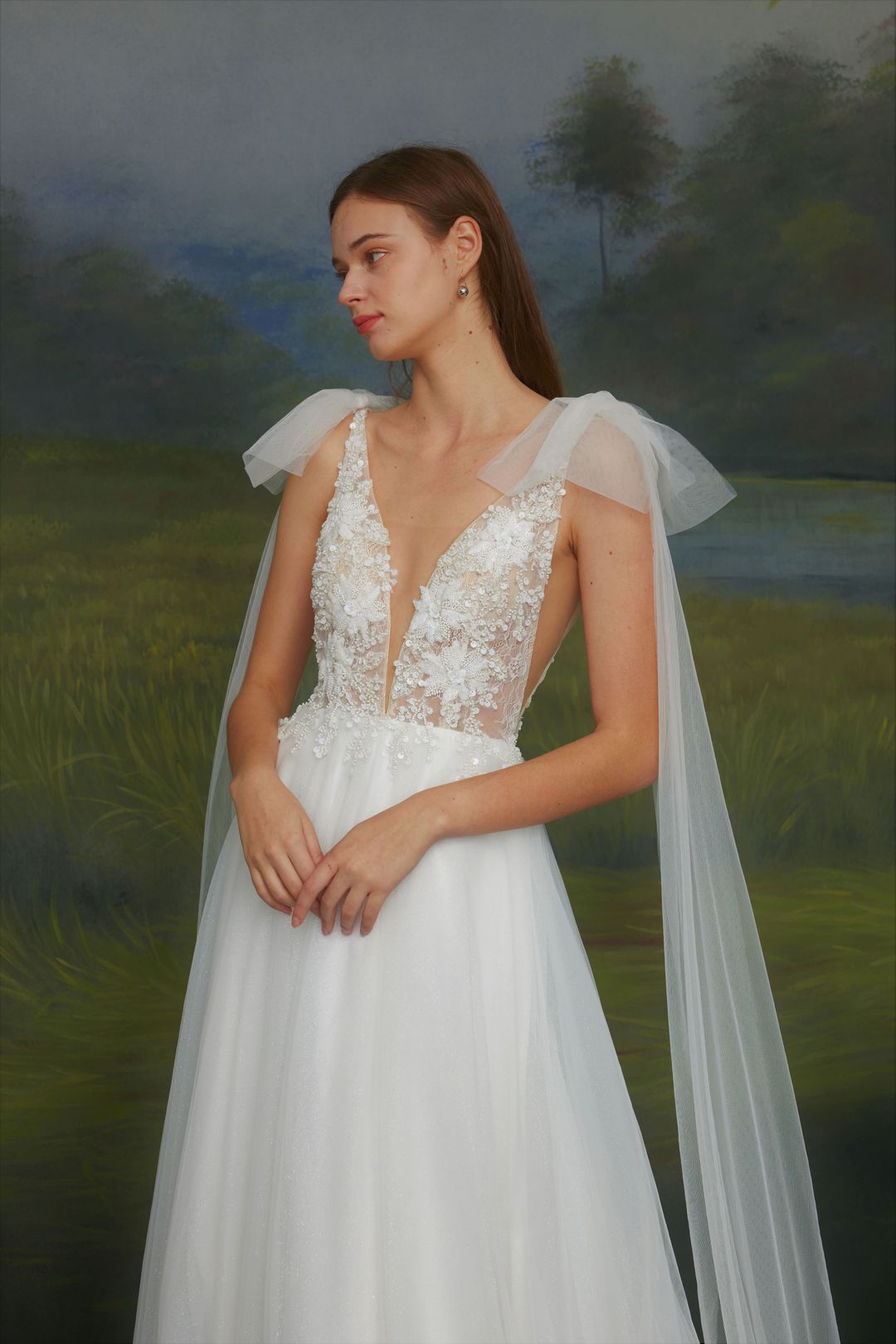 Sydney Lightweight Sparkly Tulle Wedding Dress