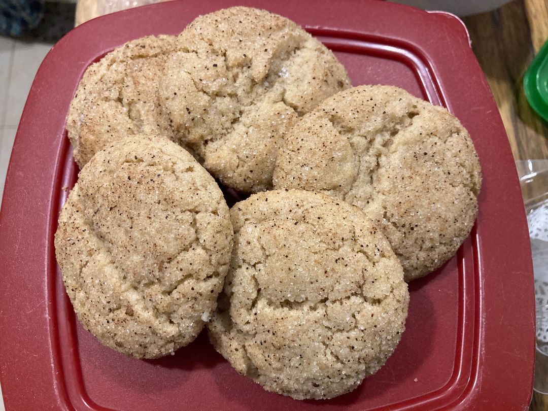 Sourdough Snickerdoodles עוגיות קינמון עם מחמצת