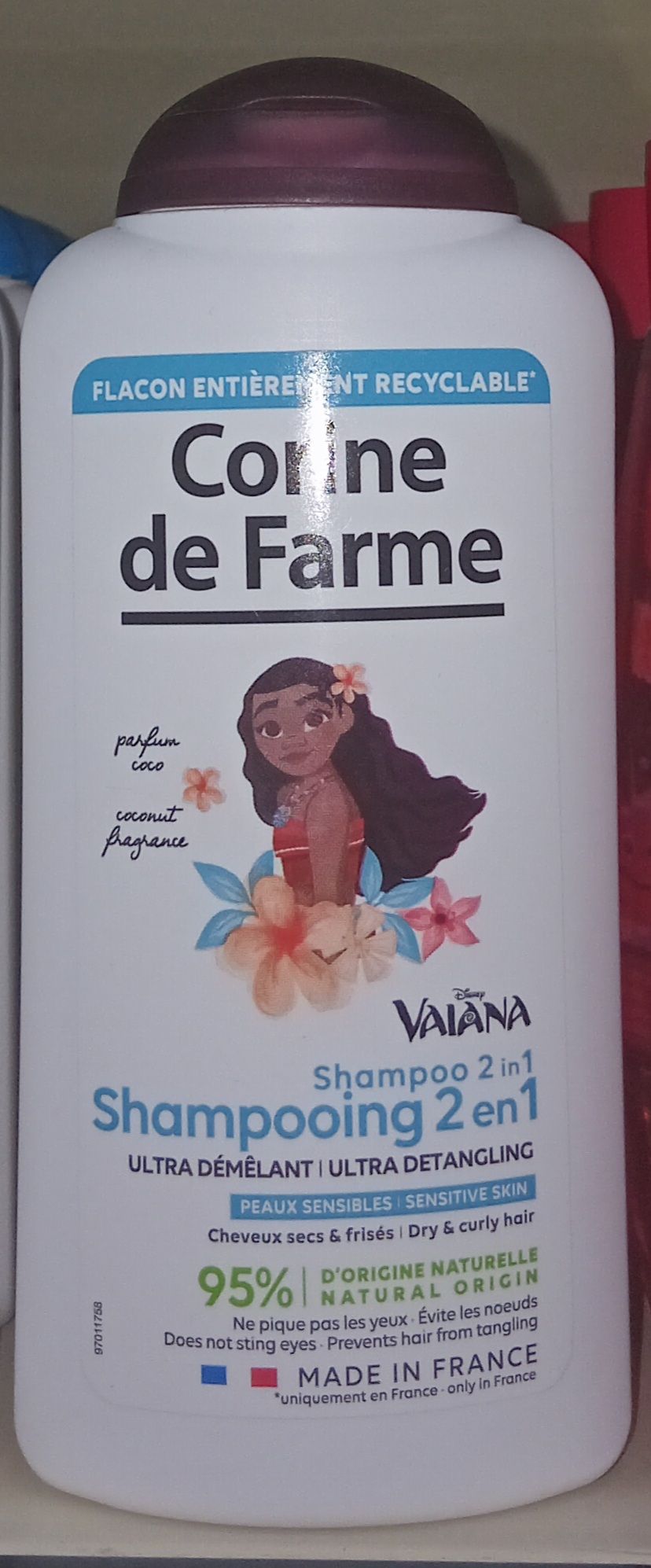 Corine De Farme Shamp. Kids 2En1 Vaiana 300ml