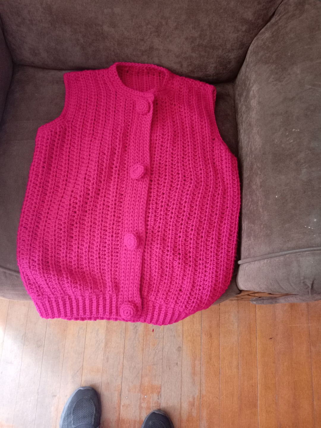 Sleeveless cardigan 