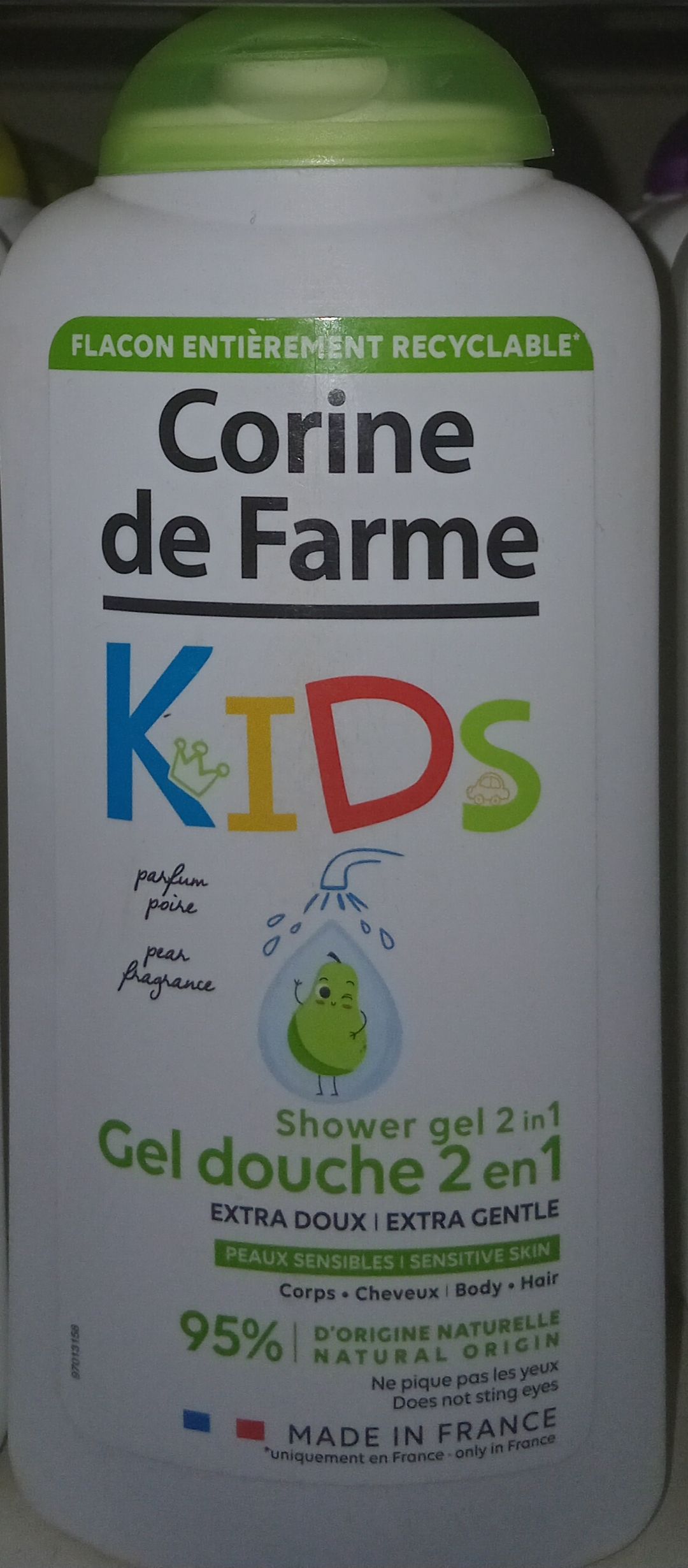 Corine De Farme gel douche poire 2 en 1 300ml