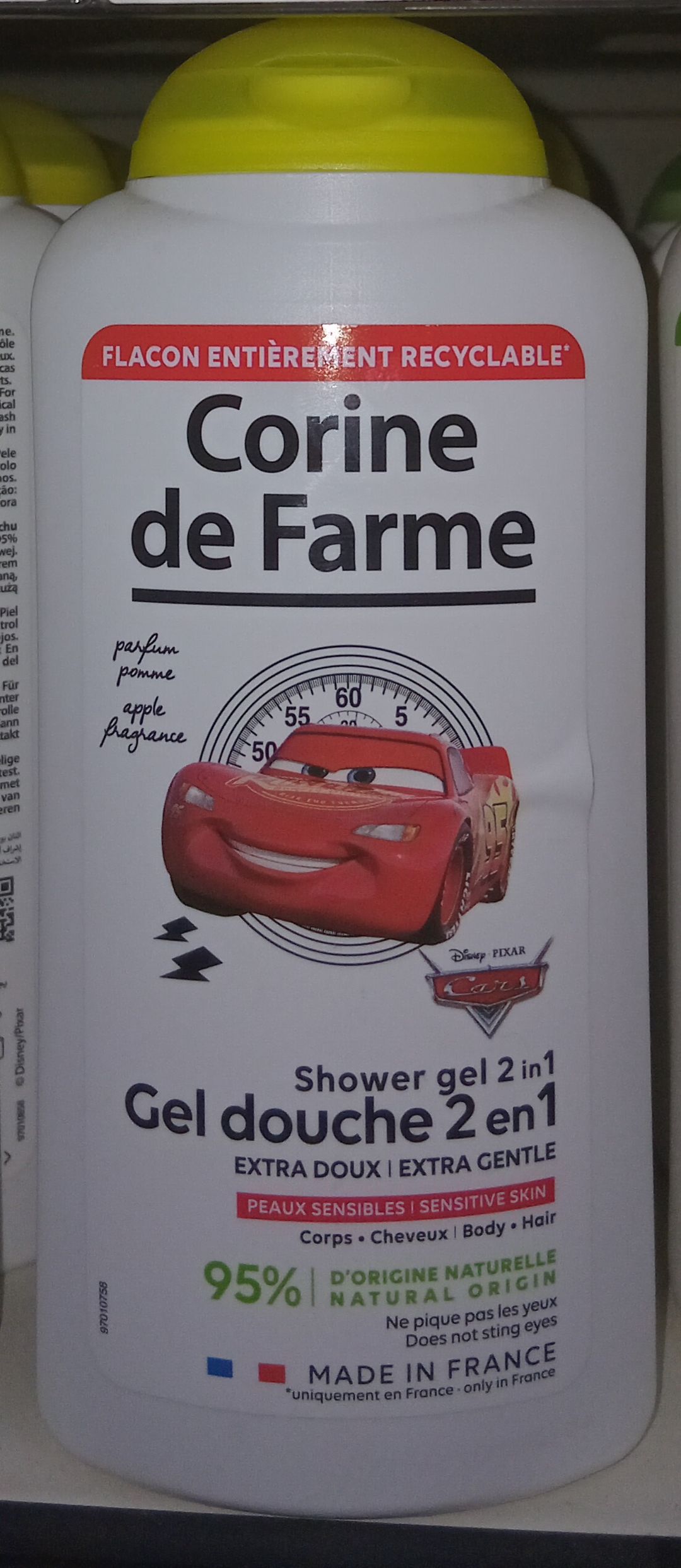 Corine De Farme Gel Douche 2En 1 Cars 300ml