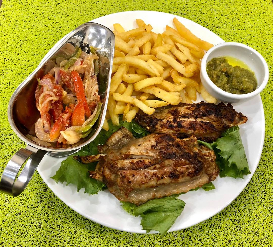Frite +aileron Chez Afro 