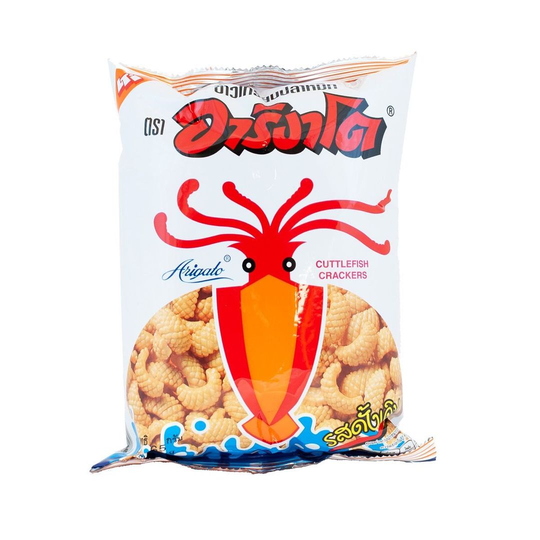 Arigato Cuttlefish Crackers Original 50g