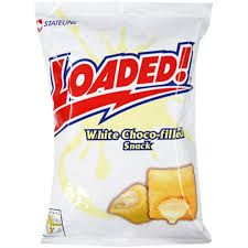 Loaded White Choco-filled snack