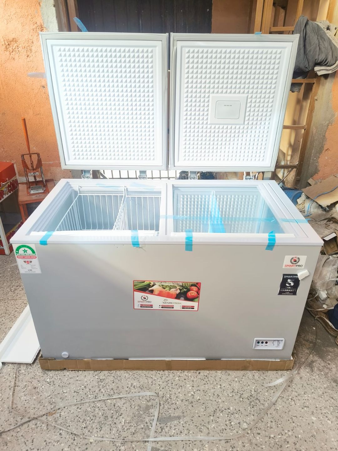 345 litres double door svs-450 smart pro deep freezer 