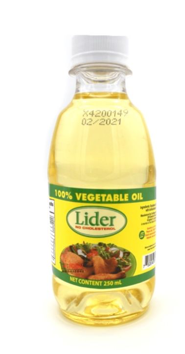 Lider vegetable oil 250ml