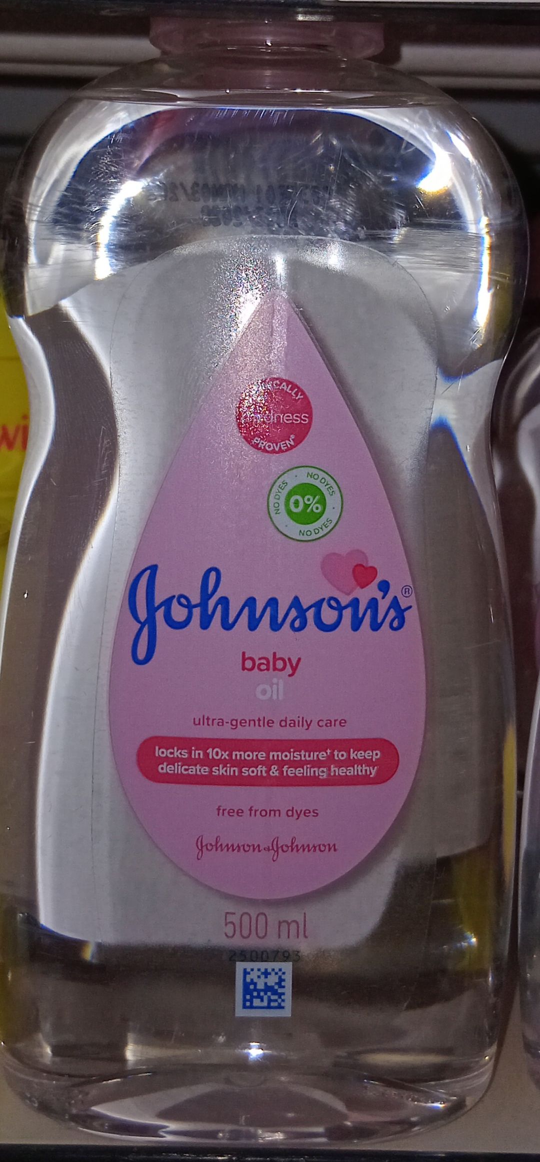 Johnsons Baby Oil 500ml