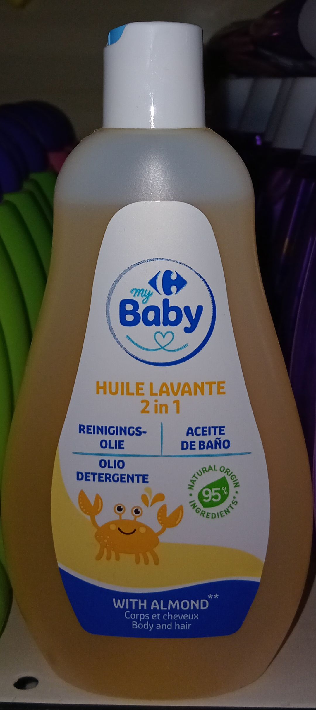 Crf Baby Huile Lavant Nature 250ml